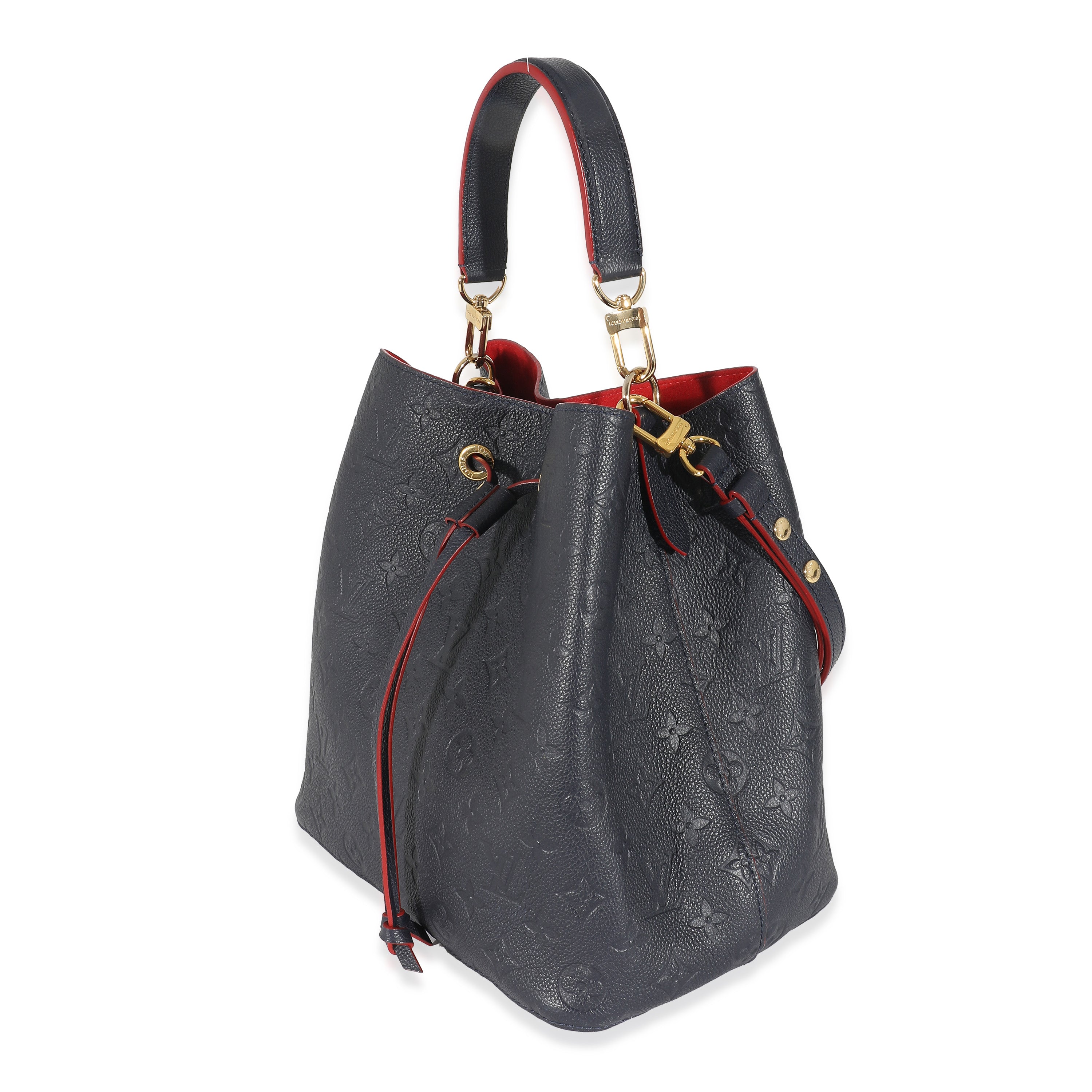 Louis Vuitton Louis Vuitton Marine Rouge Monogram Empreinte NéoNoé MM