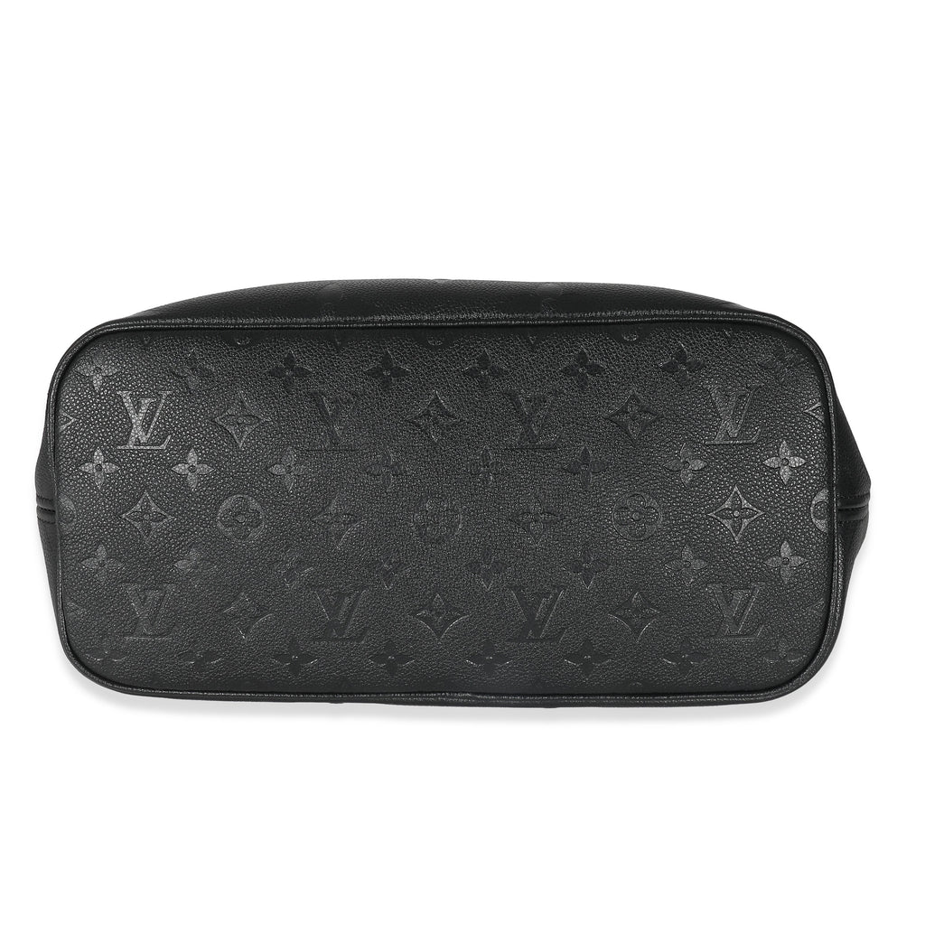 Louis Vuitton Louis Vuitton Black Empreinte Neverfull MM
