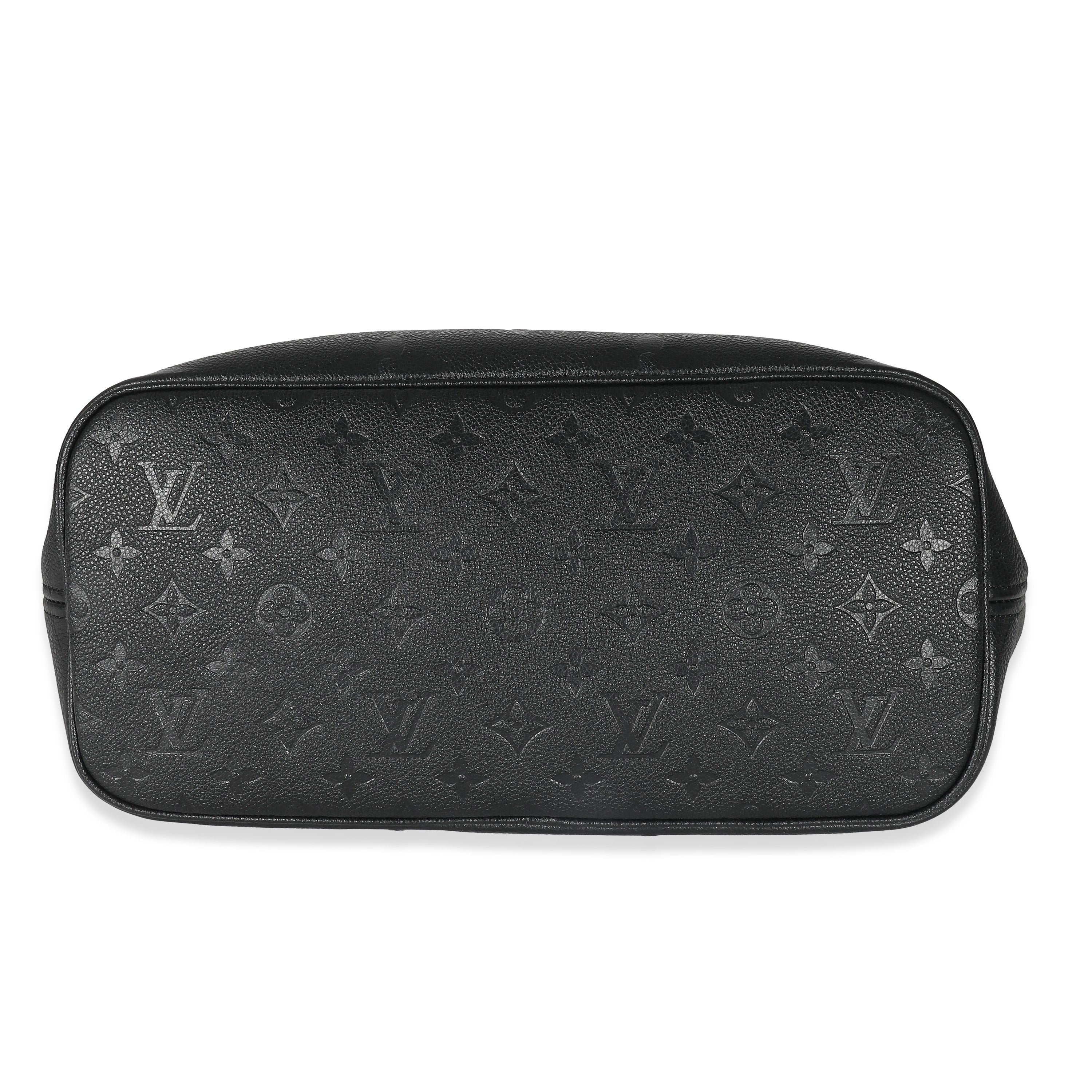 Louis Vuitton Louis Vuitton Black Empreinte Neverfull MM