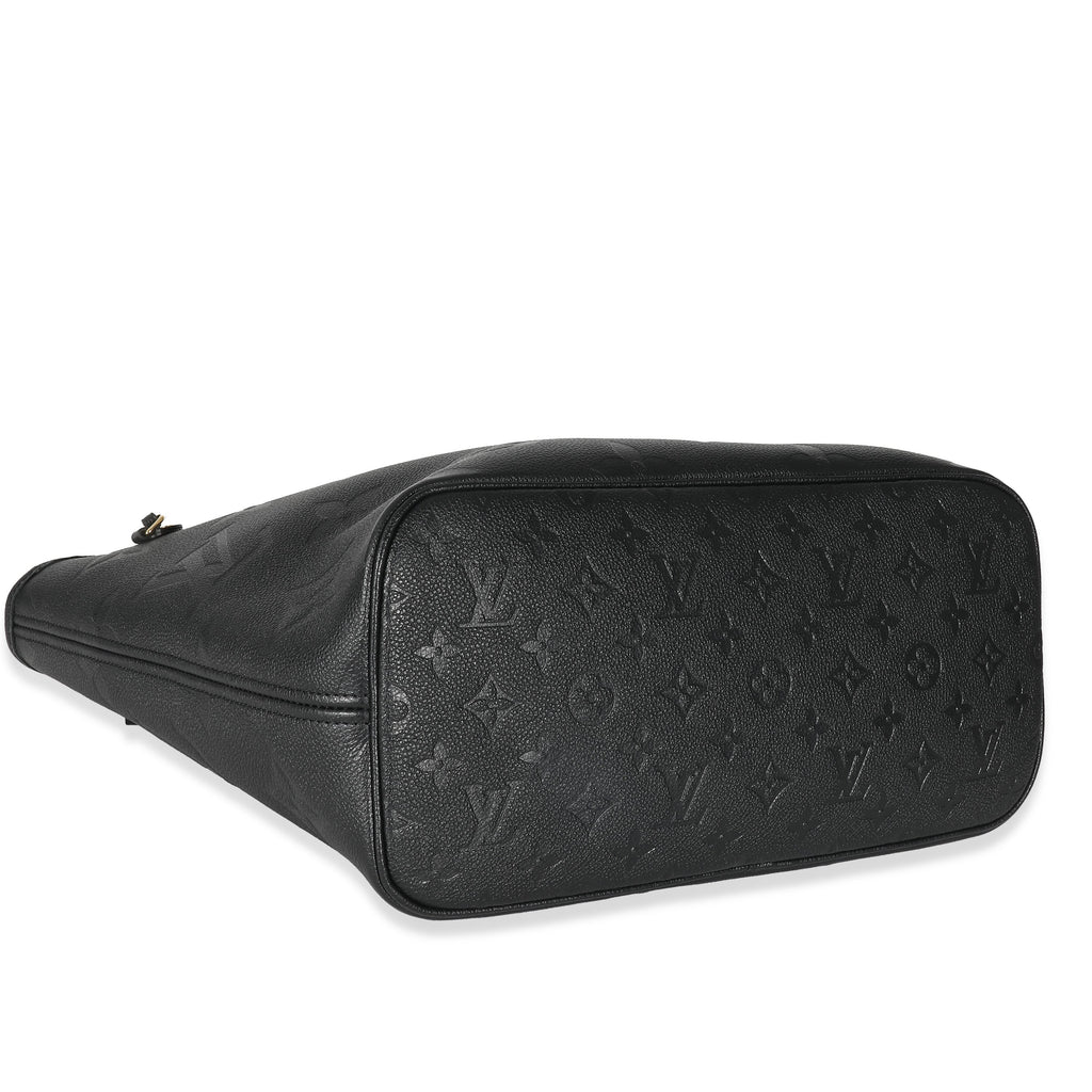 Louis Vuitton Louis Vuitton Black Empreinte Neverfull MM