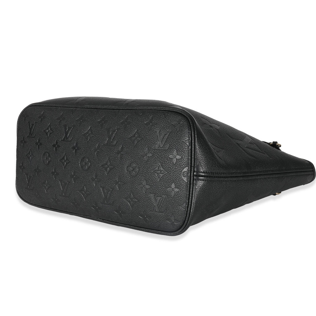 Louis Vuitton Louis Vuitton Black Empreinte Neverfull MM