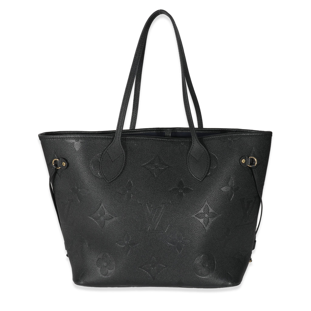 Louis Vuitton Louis Vuitton Black Empreinte Neverfull MM