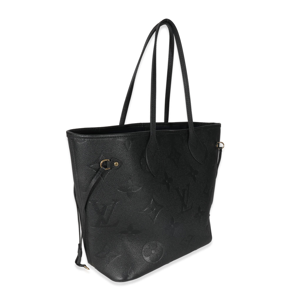 Louis Vuitton Louis Vuitton Black Empreinte Neverfull MM