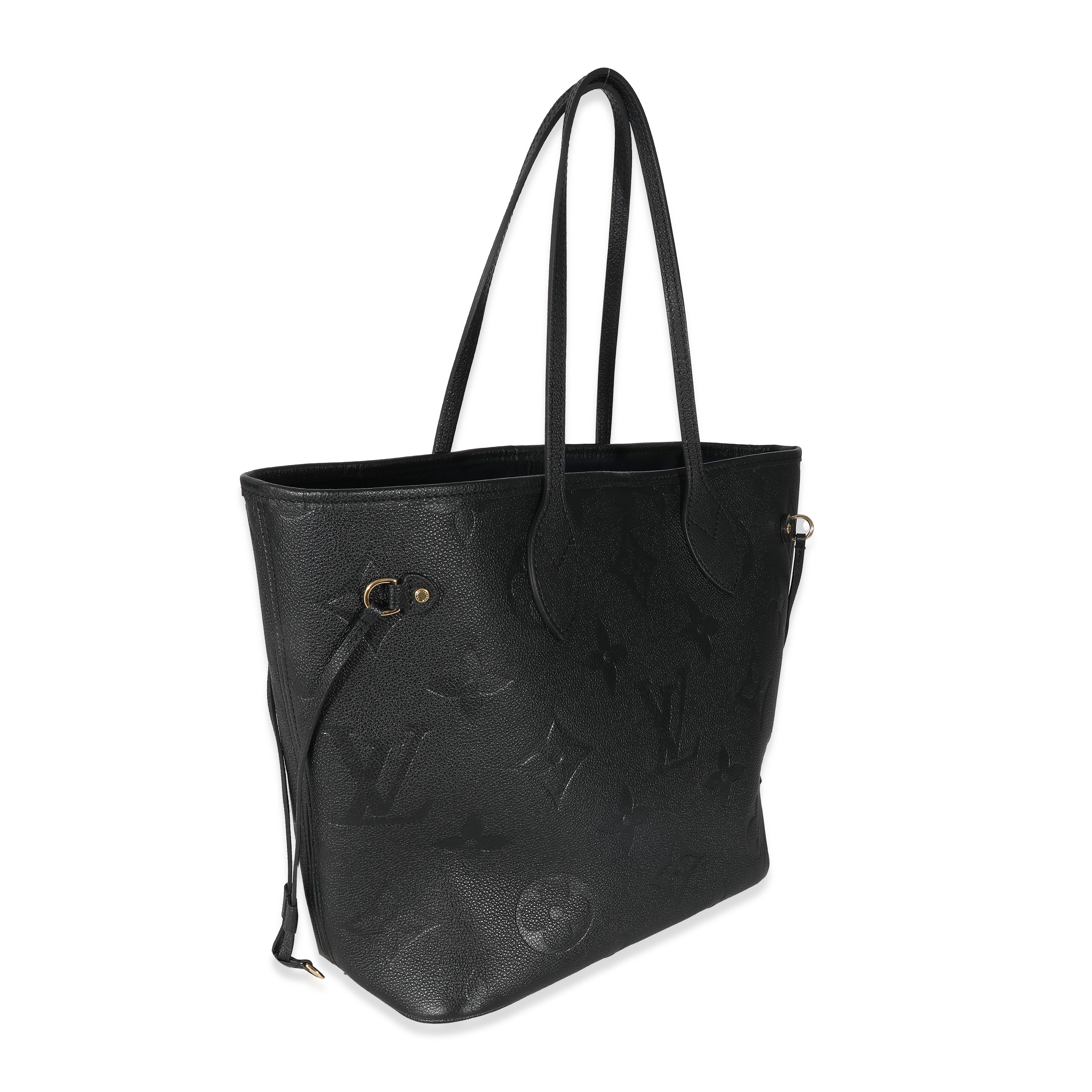 Louis Vuitton Louis Vuitton Black Empreinte Neverfull MM