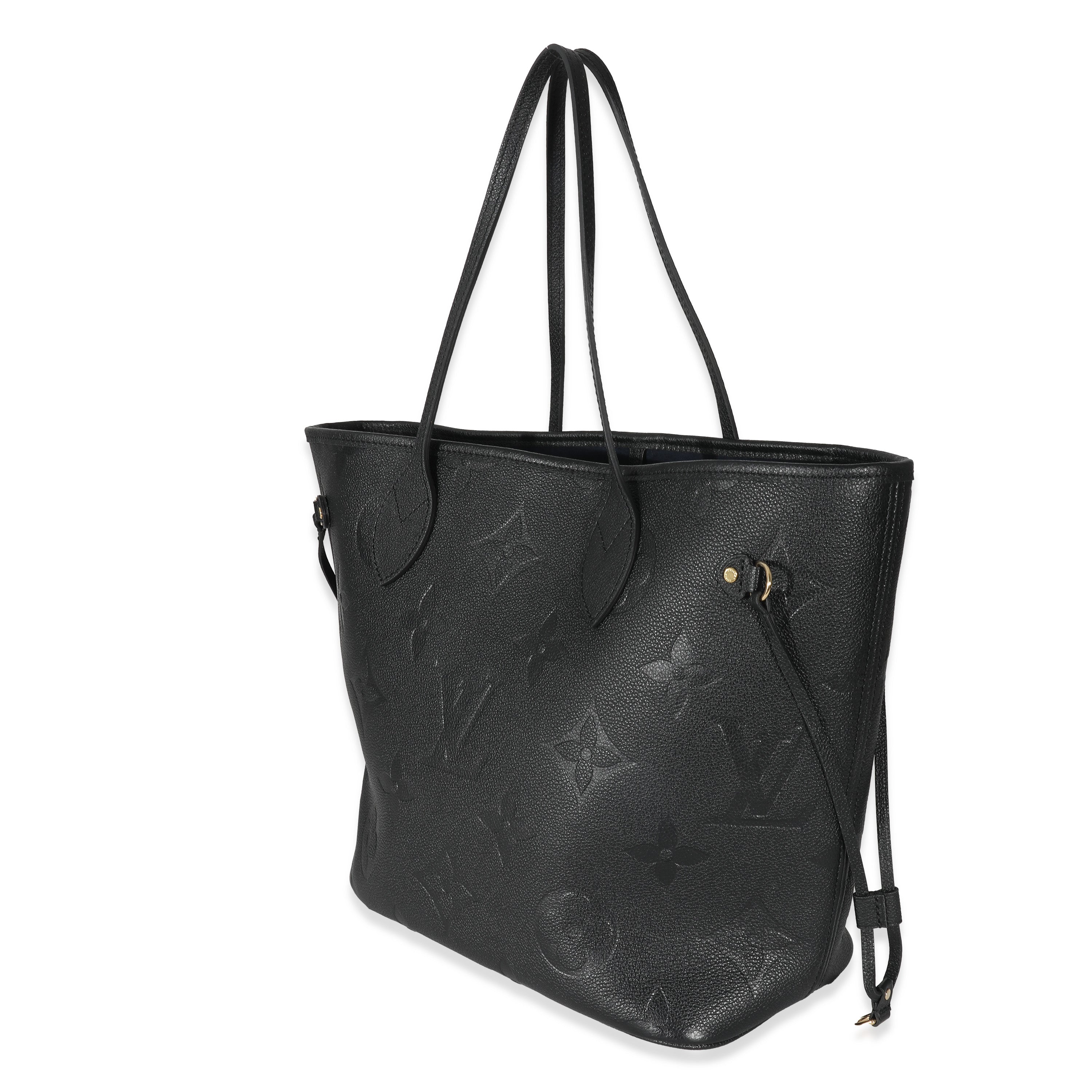 Louis Vuitton Louis Vuitton Black Empreinte Neverfull MM