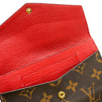 Louis Vuitton Cerise Monogram Canvas Pallas Compact Wallet