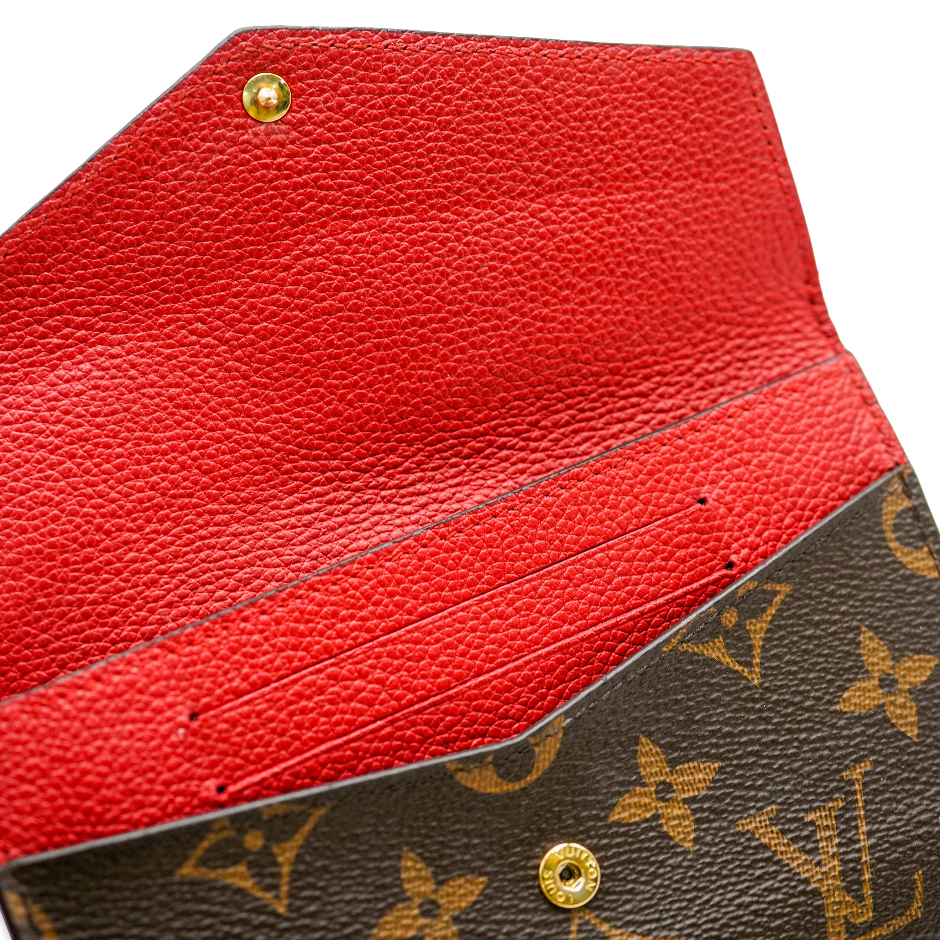 Louis Vuitton Cerise Monogram Canvas Pallas Compact Wallet