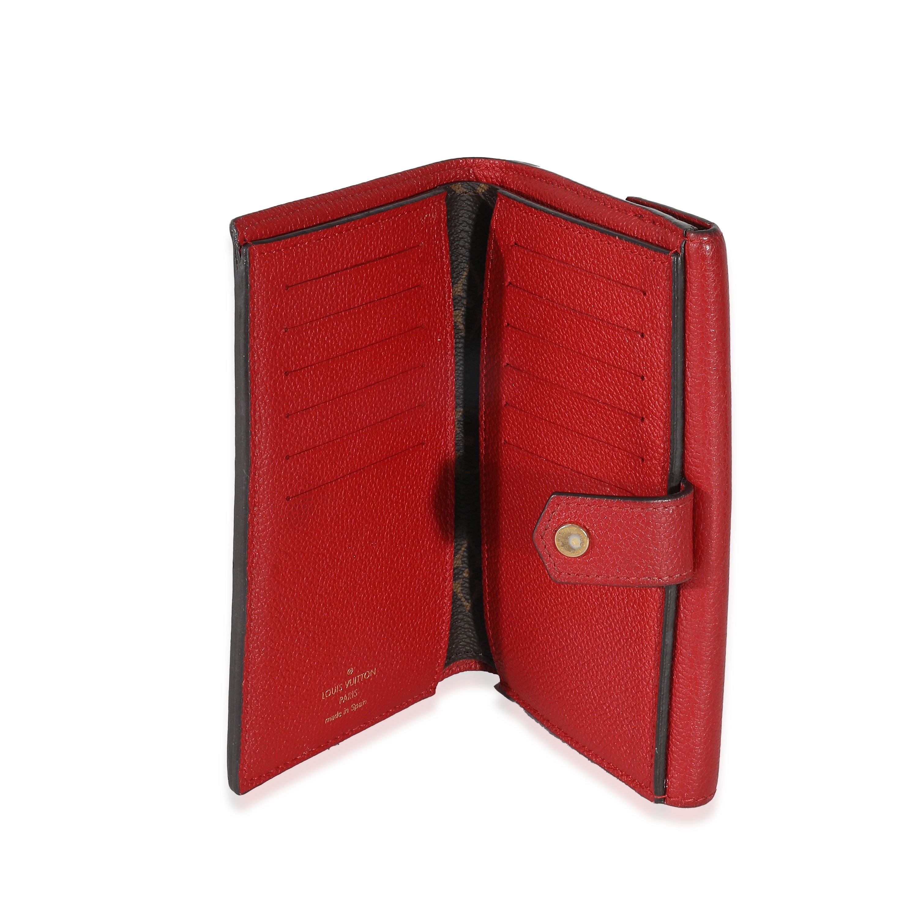Louis Vuitton Cerise Monogram Canvas Pallas Compact Wallet