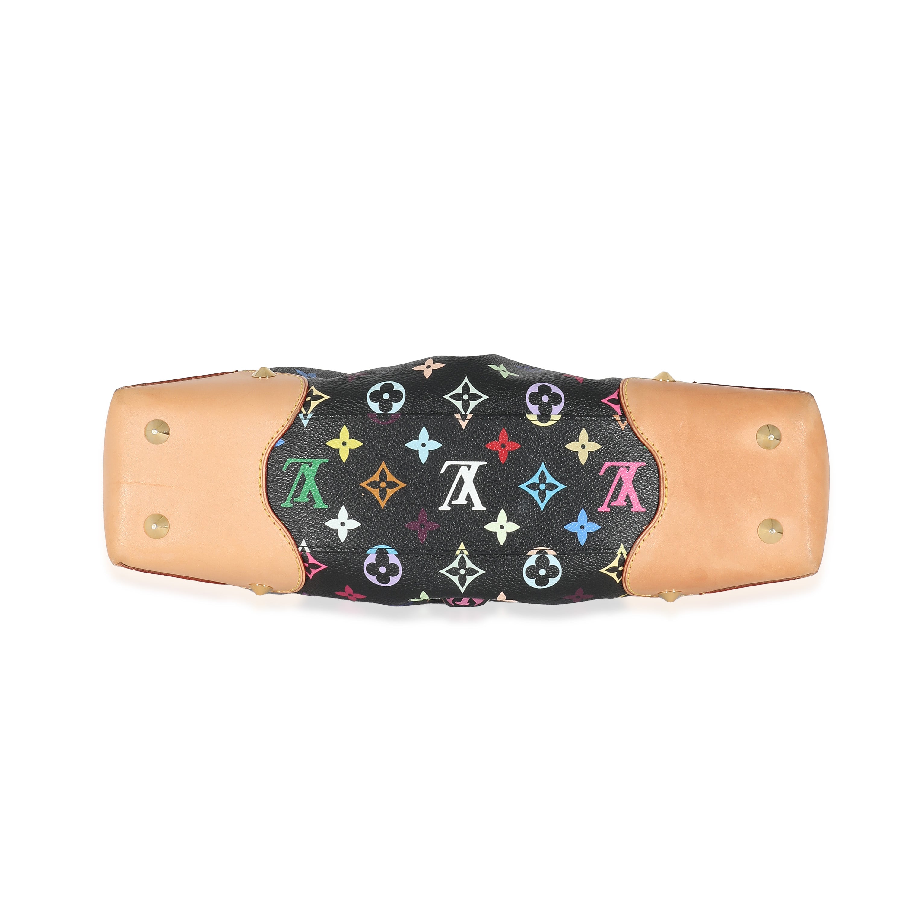 Louis Vuitton Louis Vuitton Black Multicolor Canvas Judy MM