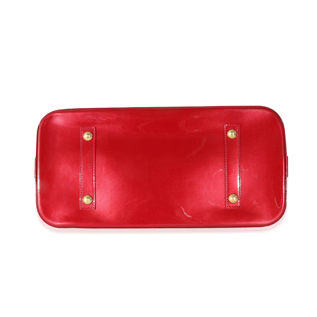 Louis Vuitton Louis Vuitton Red Vernis Alma GM