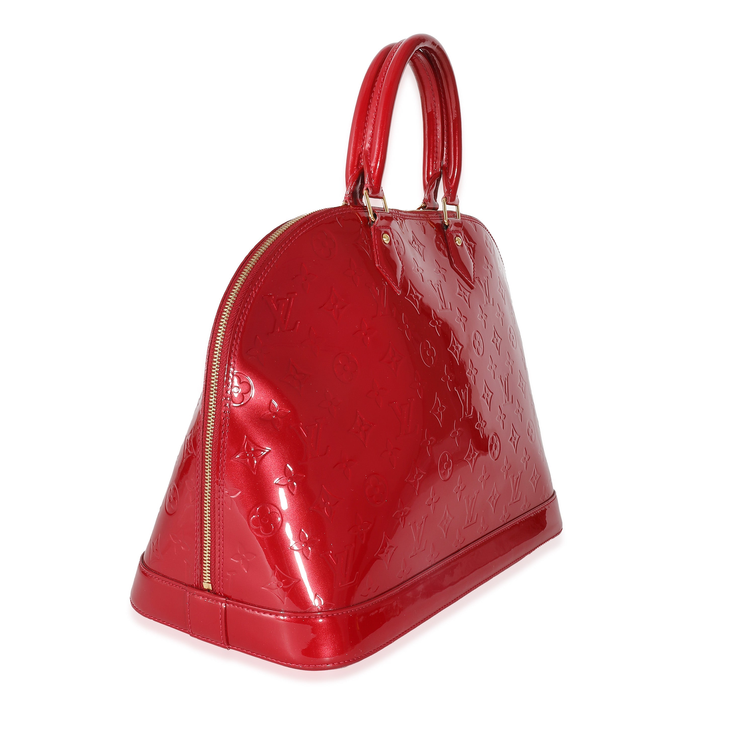 Louis Vuitton Louis Vuitton Red Vernis Alma GM