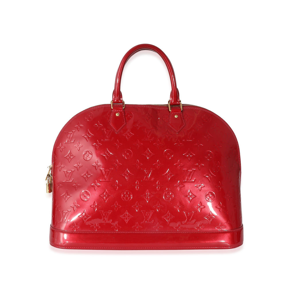 Louis Vuitton Louis Vuitton Red Vernis Alma GM