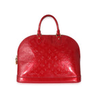 Louis Vuitton Louis Vuitton Red Vernis Alma GM