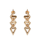 Louis Vuitton LV Volt Curb Chain Earrings in 18k Yellow Gold