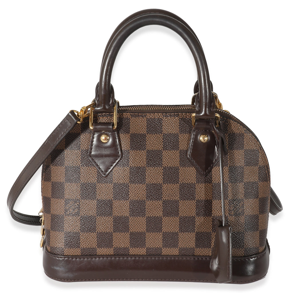 Louis Vuitton Louis Vuitton Damier Ebene Canvas Alma BB