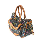 Louis Vuitton Louis Vuitton Black Multicolor Monogram Canvas Rita