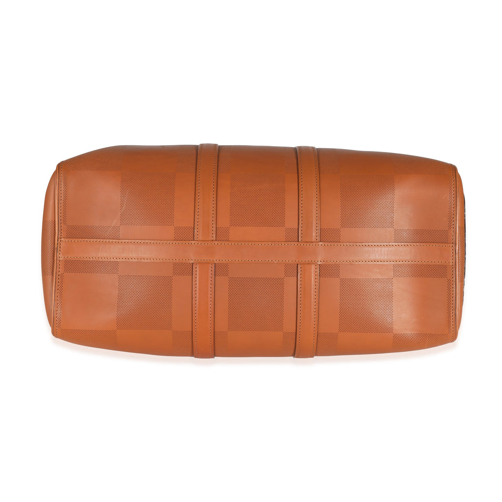 Louis Vuitton Cognac Nomade Grand Damier Keepall Bandoulière 45