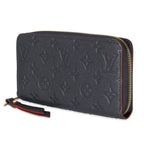 Louis Vuitton Louis Vuitton Empreinte Marine Rouge Zippy Wallet