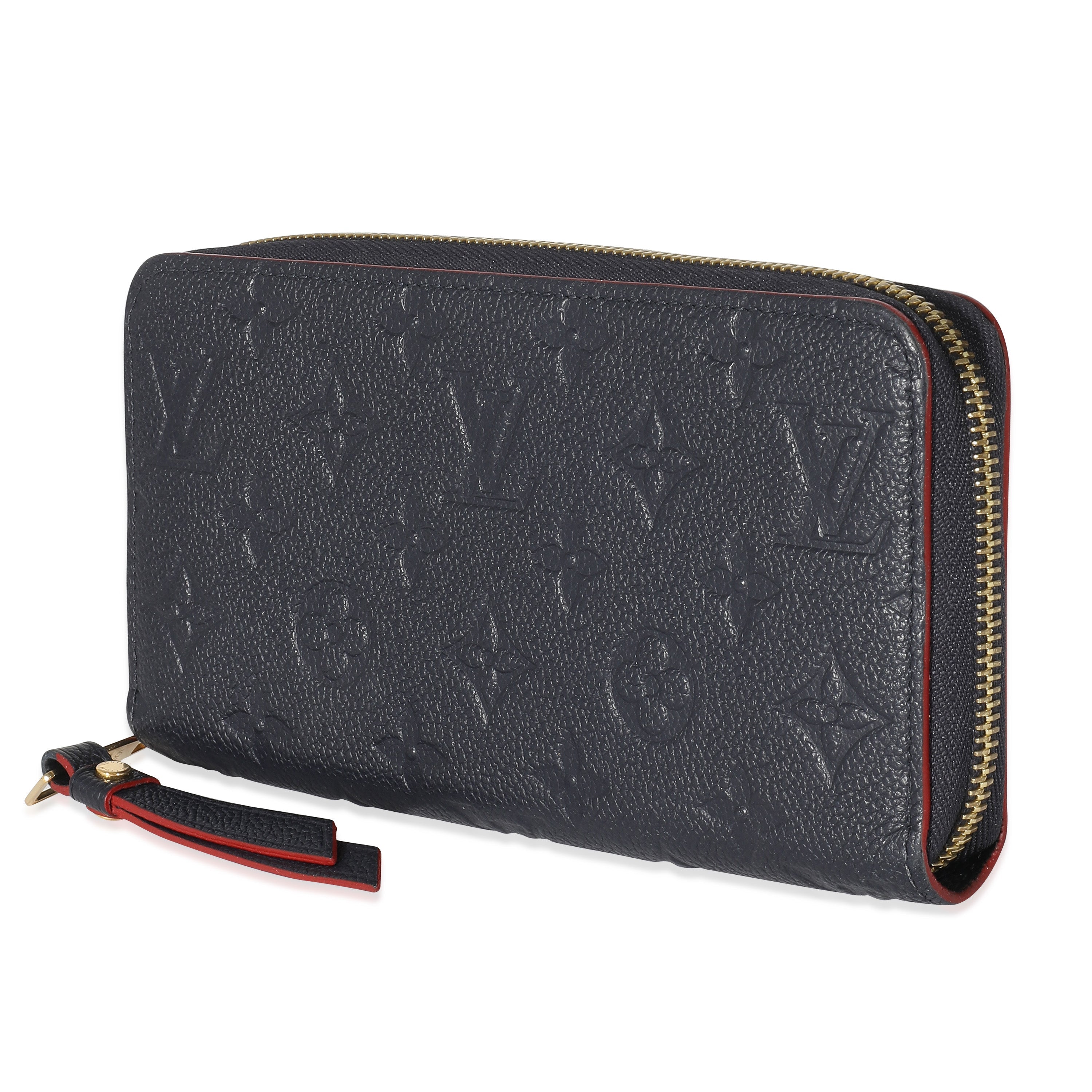 Louis Vuitton Louis Vuitton Empreinte Marine Rouge Zippy Wallet