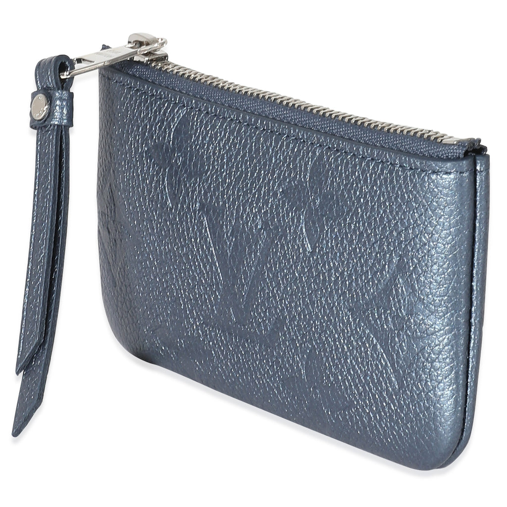 Louis Vuitton Louis Vuitton Iridescent Navy Nacre Empreinte Key Pouch