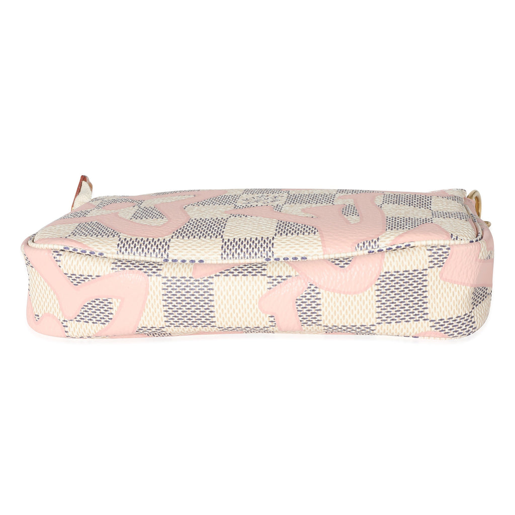 Louis Vuitton Louis Vuitton Damier Azur Canvas Tahitienne Mini Pochette Accessoires