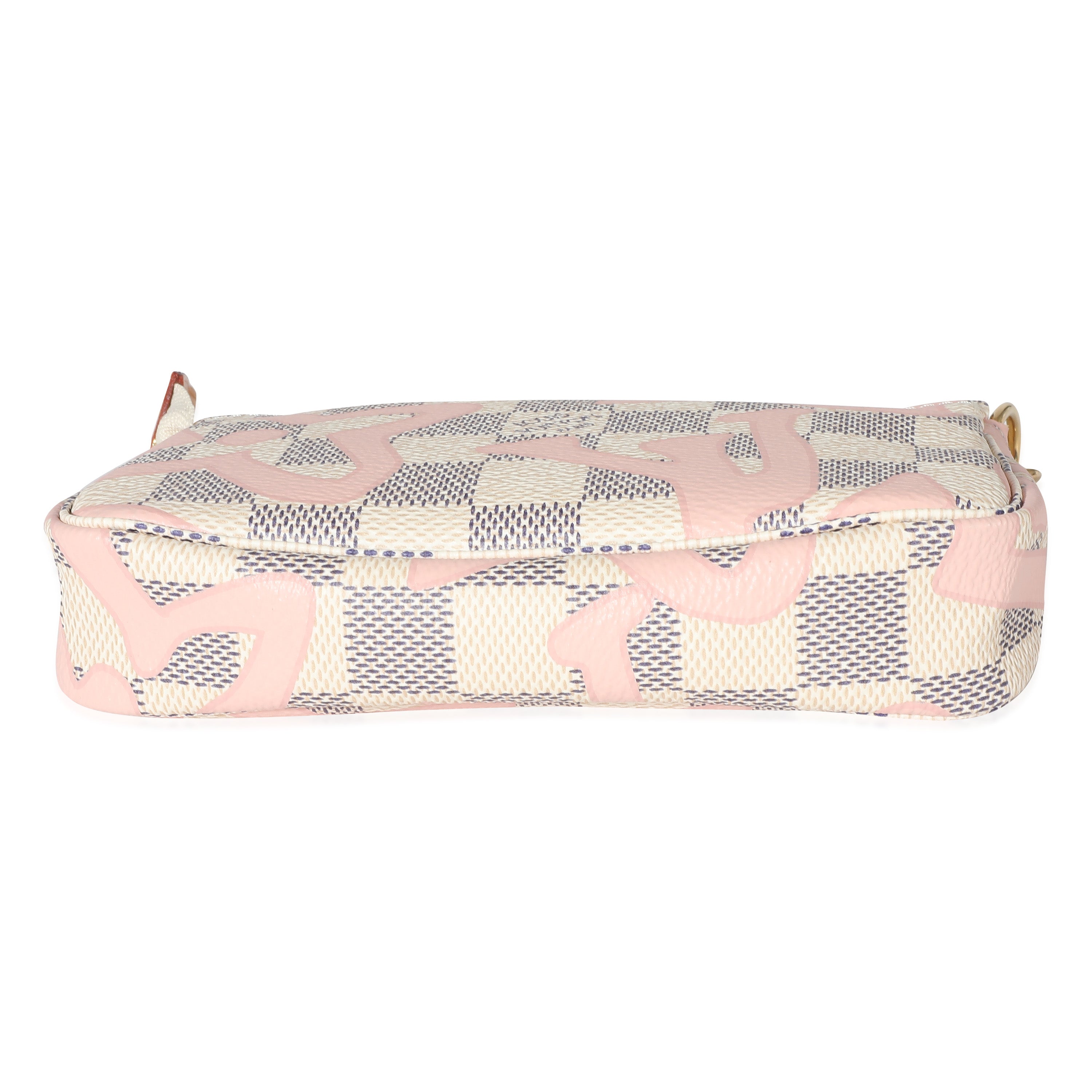 Louis Vuitton Louis Vuitton Damier Azur Canvas Tahitienne Mini Pochette Accessoires