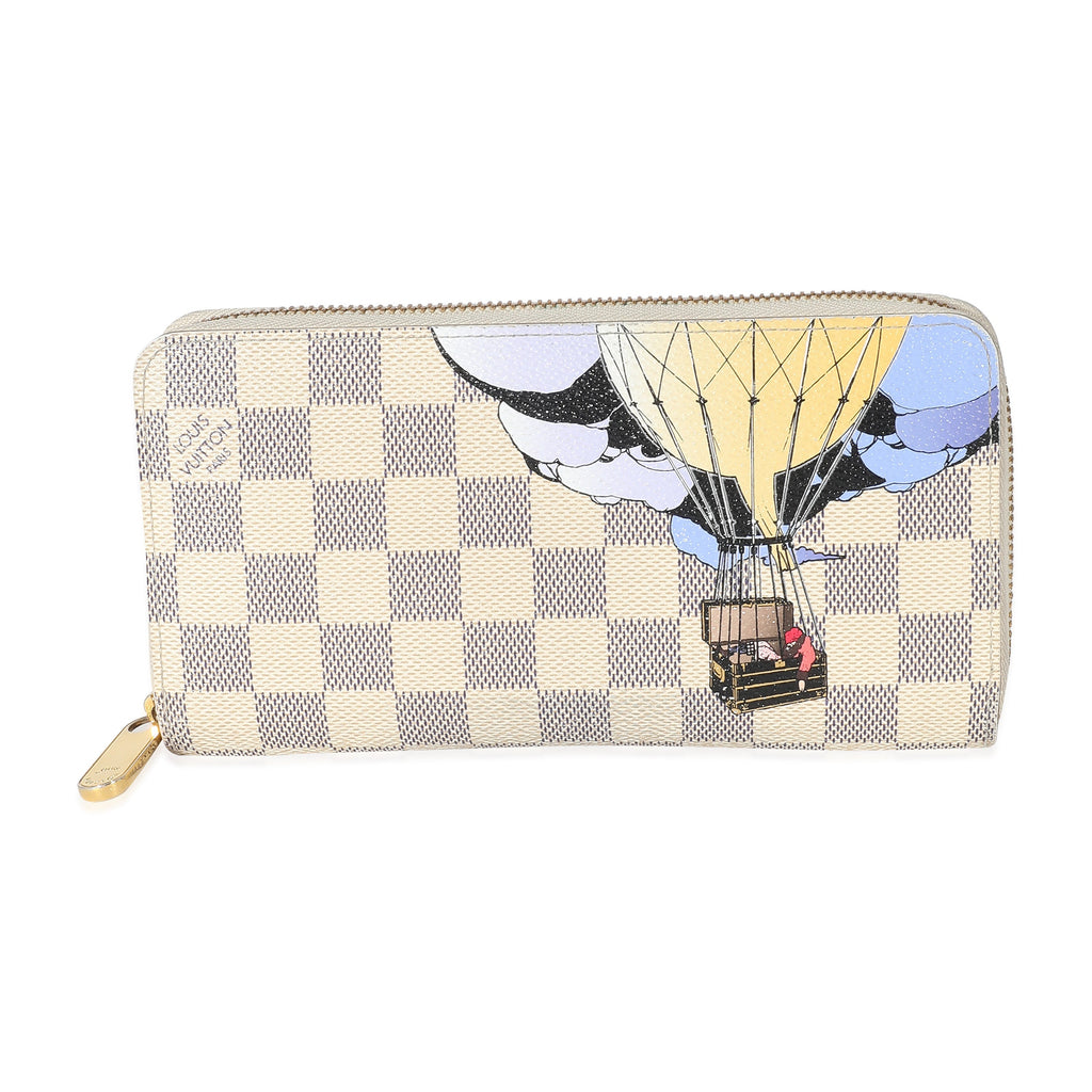 Louis Vuitton Louis Vuitton Damier Azur Canvas Illustre Zippy Wallet
