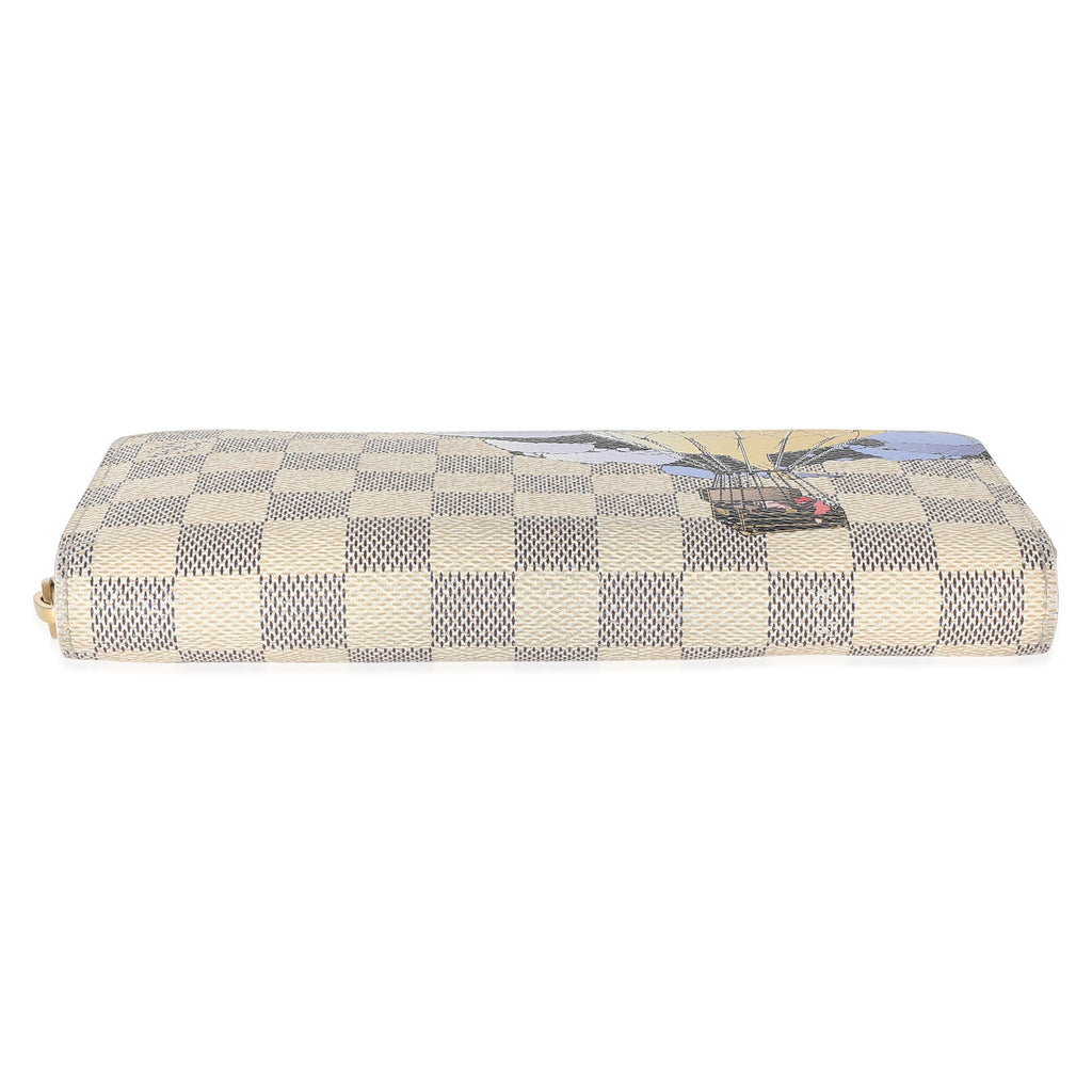 Louis Vuitton Louis Vuitton Damier Azur Canvas Illustre Zippy Wallet