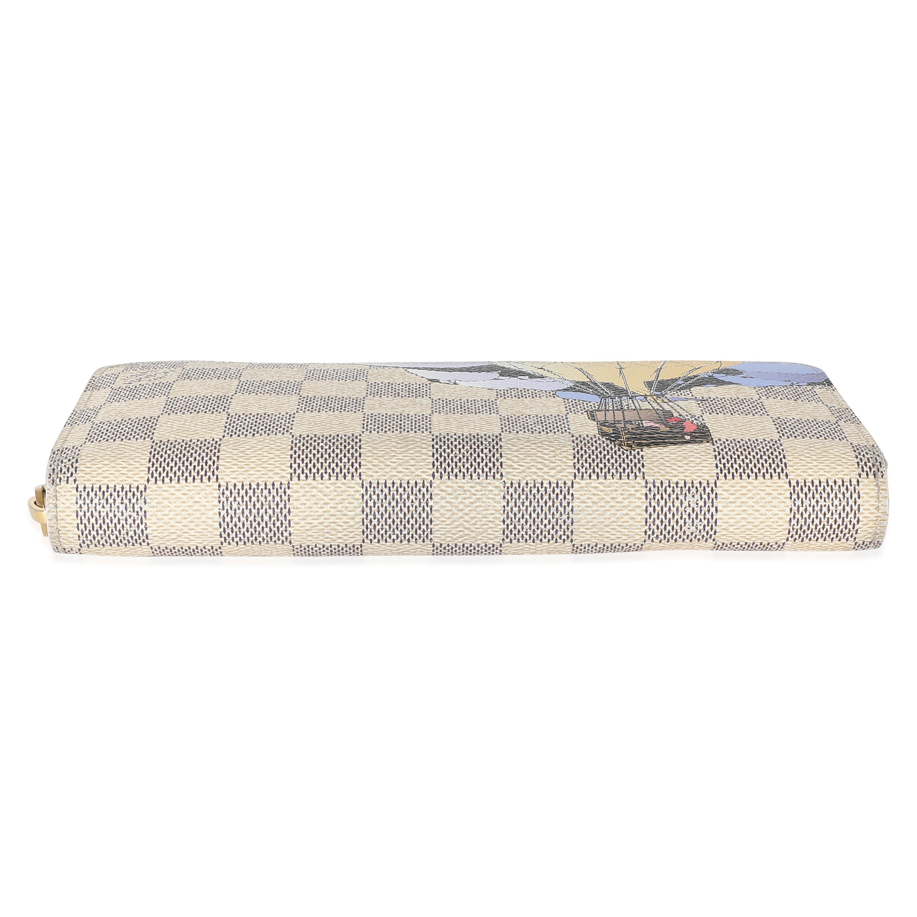 Louis Vuitton Louis Vuitton Damier Azur Canvas Illustre Zippy Wallet