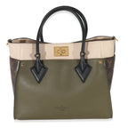 Louis Vuitton Laurier Calfskin Monogram Canvas On My Side MM