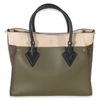 Louis Vuitton Laurier Calfskin Monogram Canvas On My Side MM