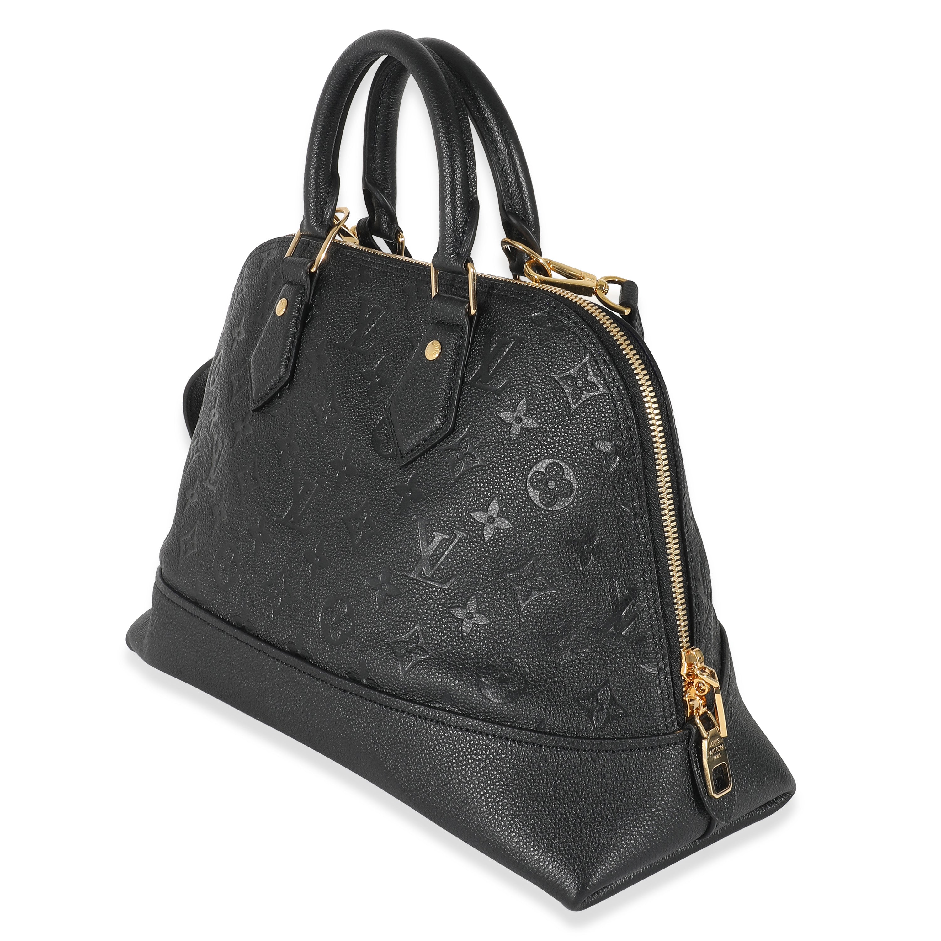 Louis Vuitton Louis Vuitton Black Monogram Empreinte Neo Alma PM
