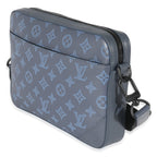 Louis Vuitton Navy Monogram Shadow Calfskin Duo Messenger
