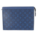 Louis Vuitton Louis Vuitton Blue Monogram Taigarama Pochette Voyage MM