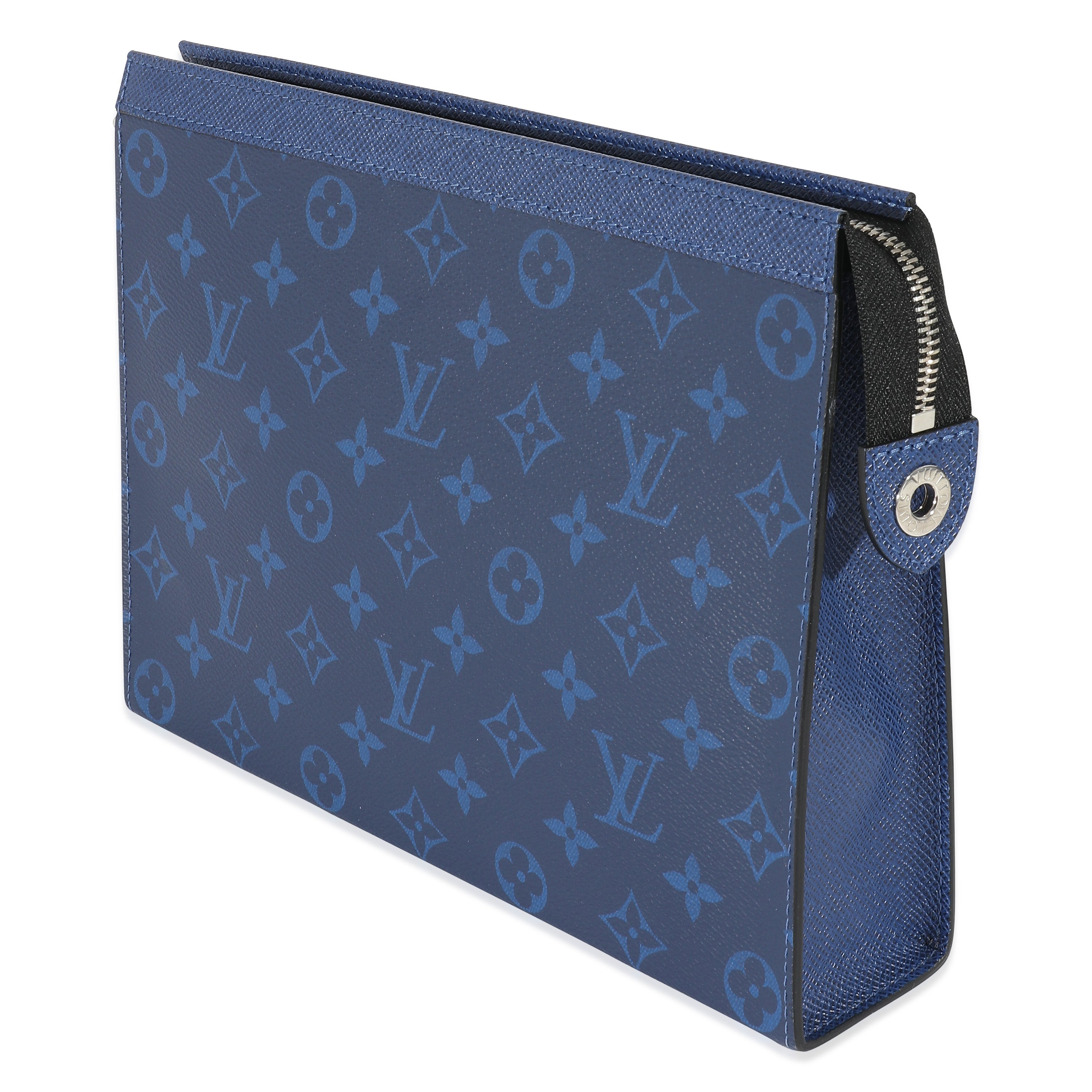 Louis Vuitton Louis Vuitton Blue Monogram Taigarama Pochette Voyage MM