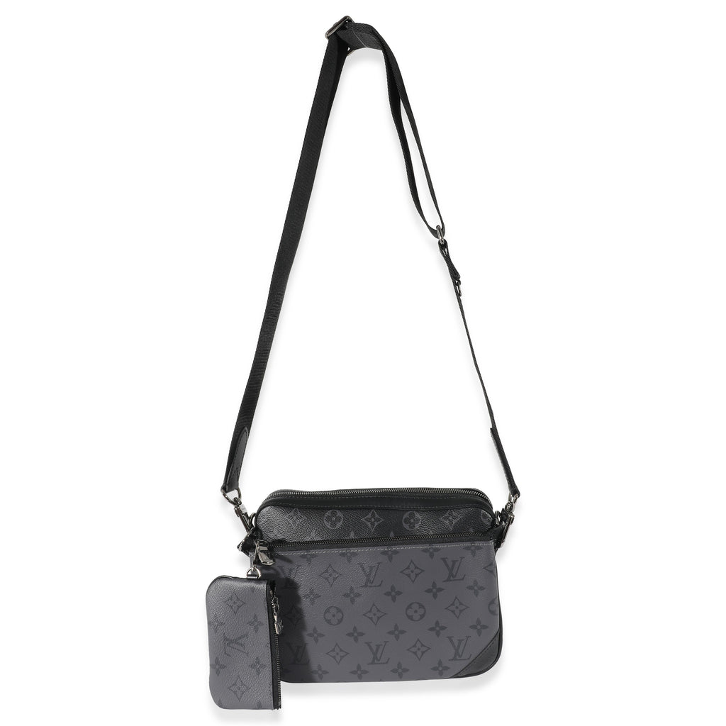 Louis Vuitton Louis Vuitton Monogram Eclipse Trio Messenger