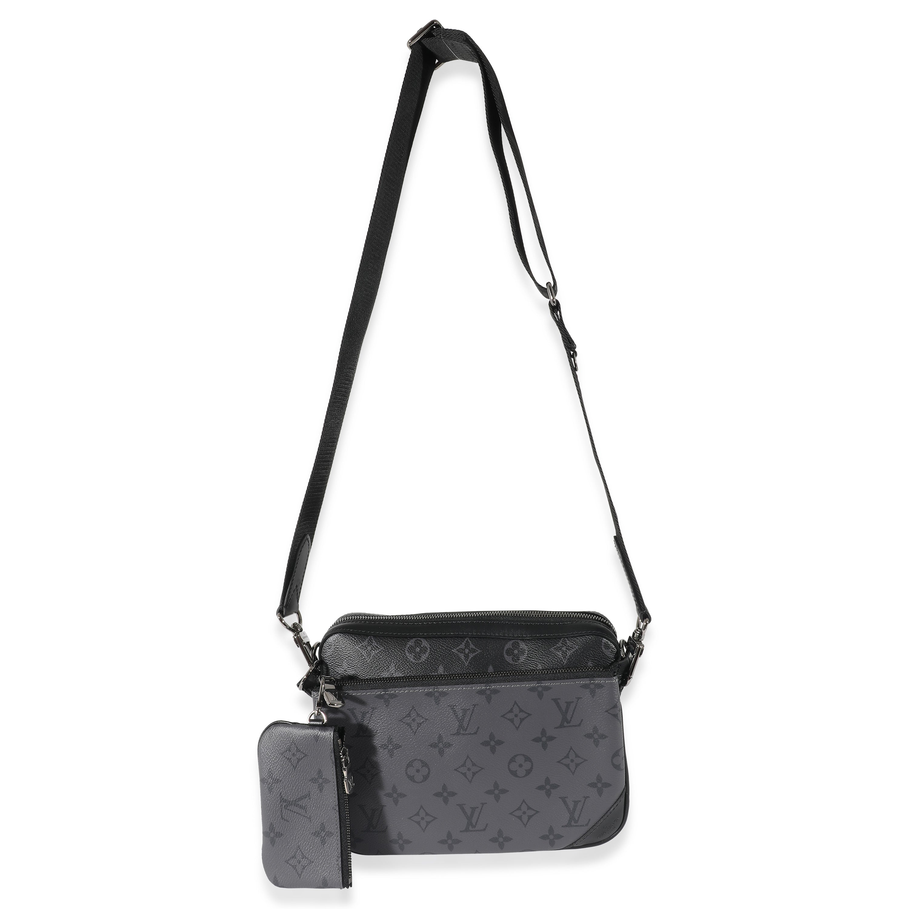 Louis Vuitton Louis Vuitton Monogram Eclipse Trio Messenger