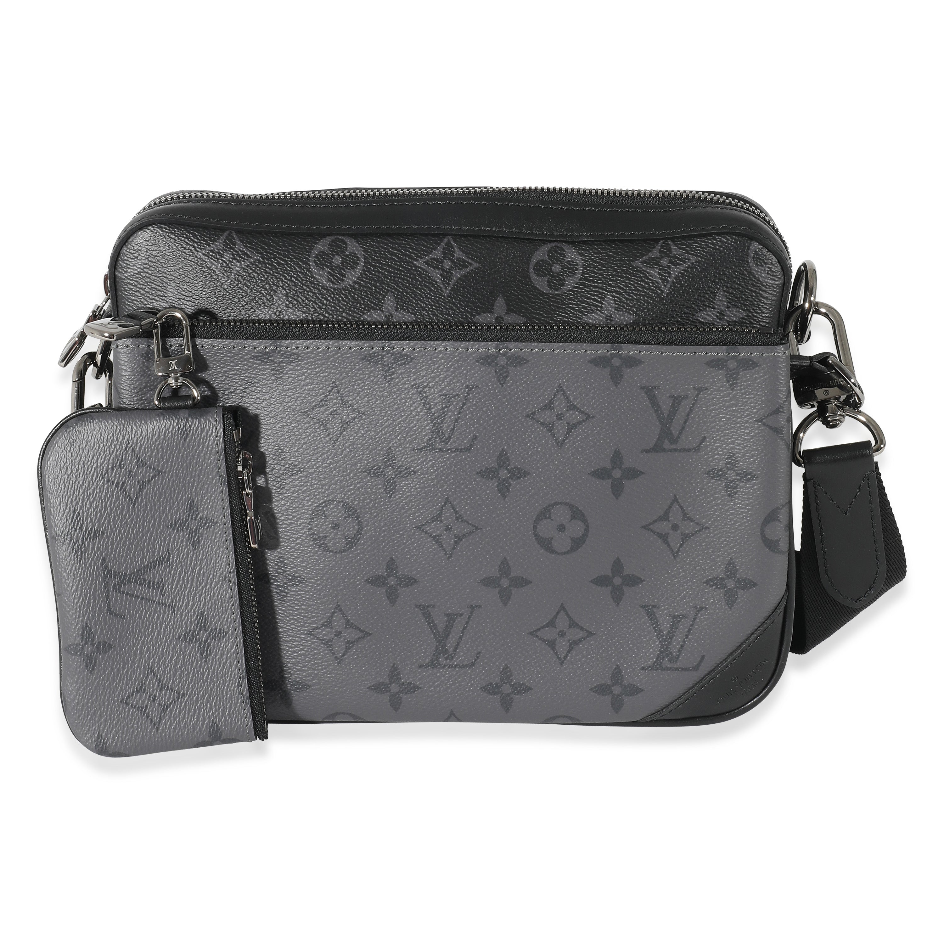 Louis Vuitton Louis Vuitton Monogram Eclipse Trio Messenger