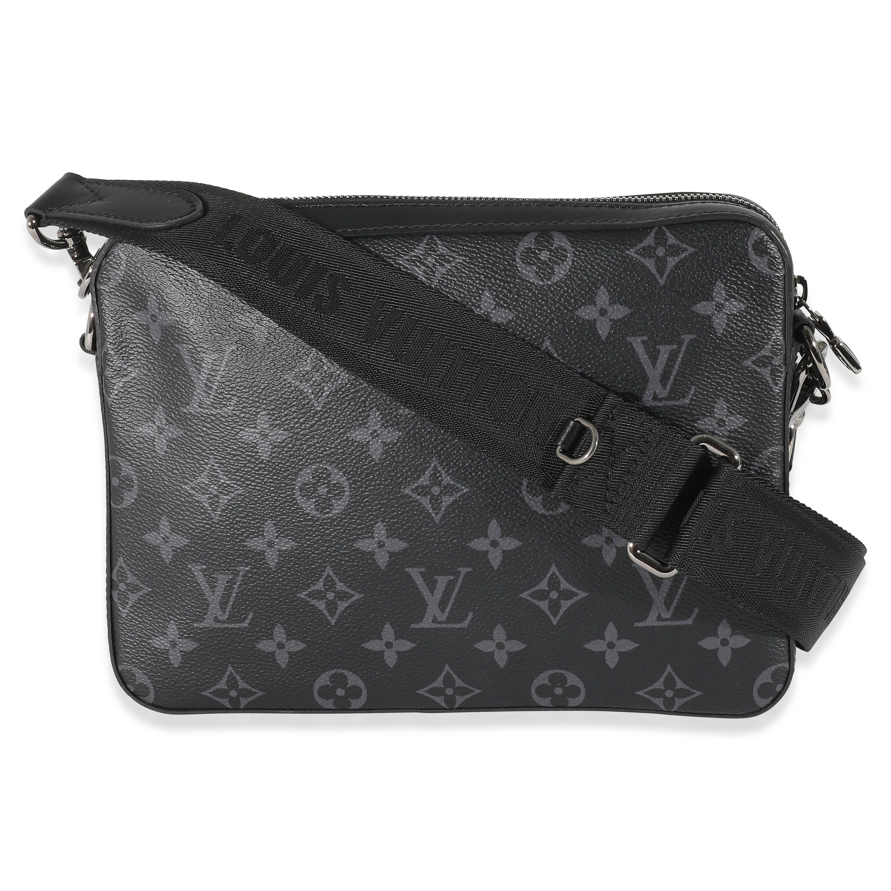 Louis Vuitton Louis Vuitton Monogram Eclipse Trio Messenger