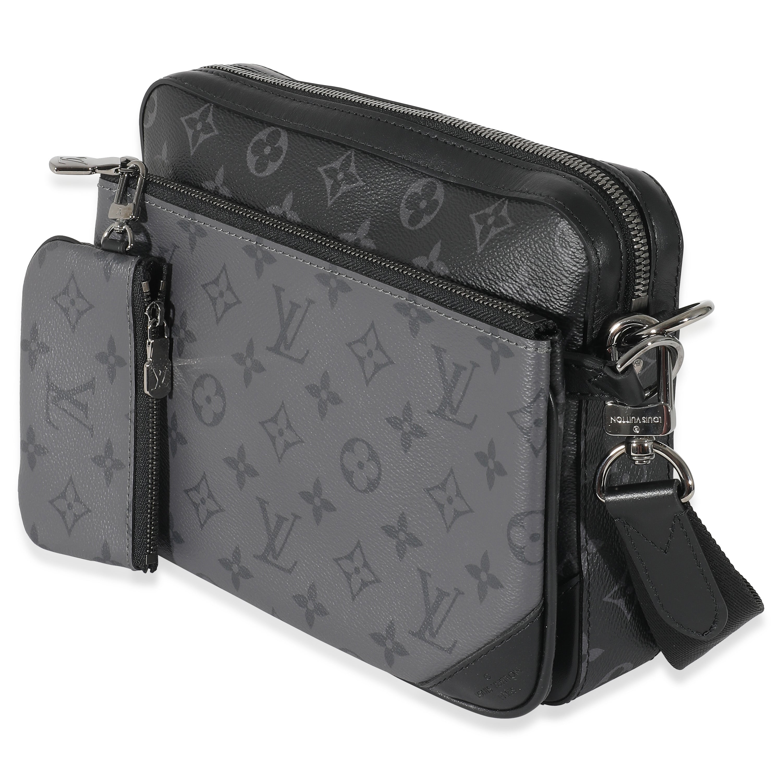 Louis Vuitton Louis Vuitton Monogram Eclipse Trio Messenger