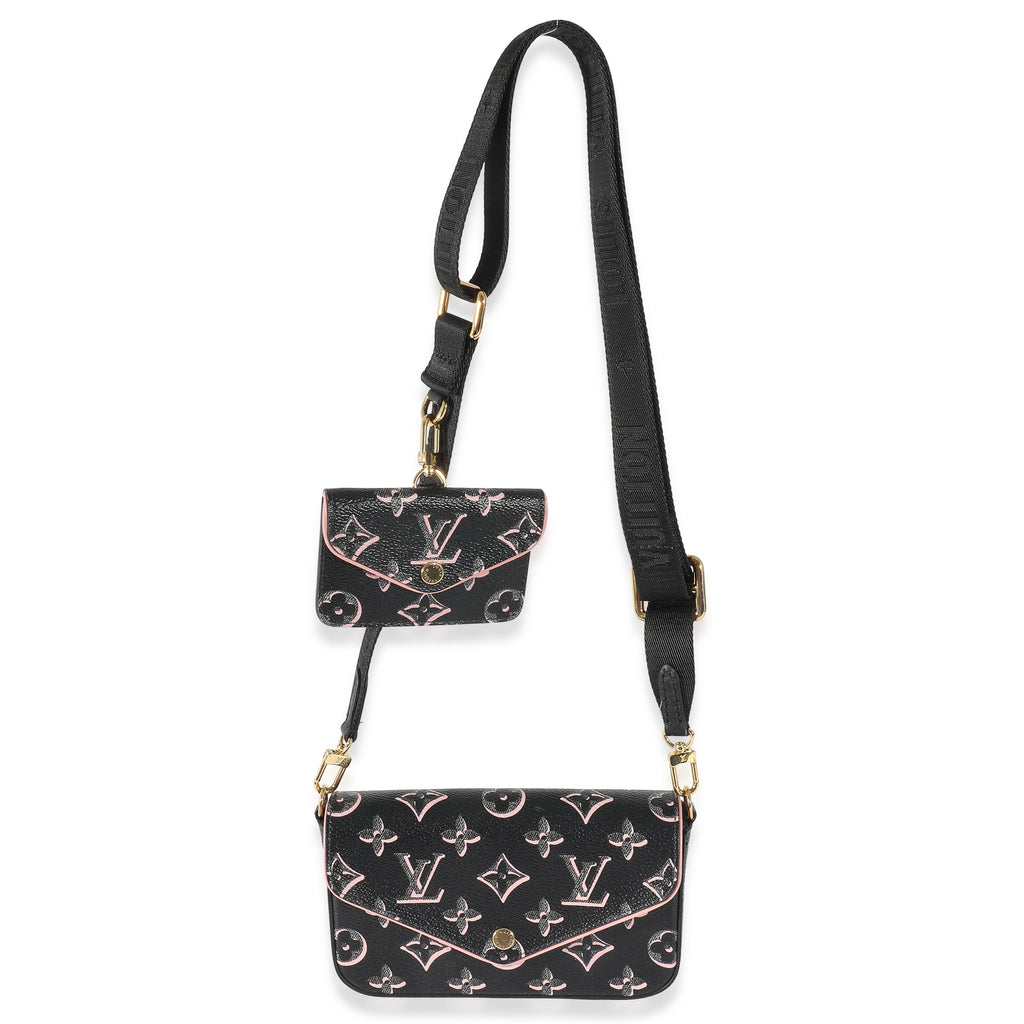 Louis Vuitton Louis Vuitton Black Monogram Fall For You Felicie Strap & Go
