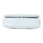 Louis Vuitton Louis Vuitton Bleu Glacier Bubblegram Wallet On Strap