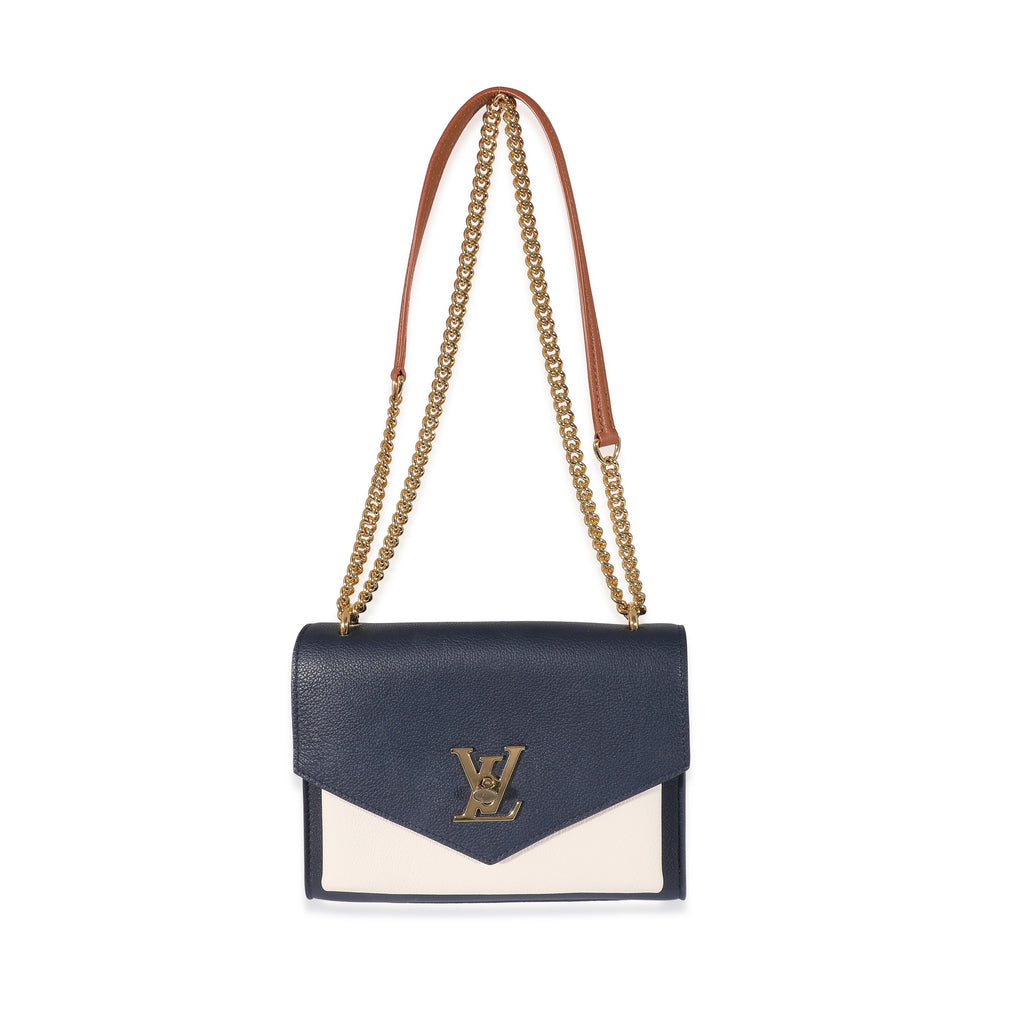 Louis Vuitton Louis Vuitton Tricolor Grained CalfSkin Leather MyLockMe Chain Bag
