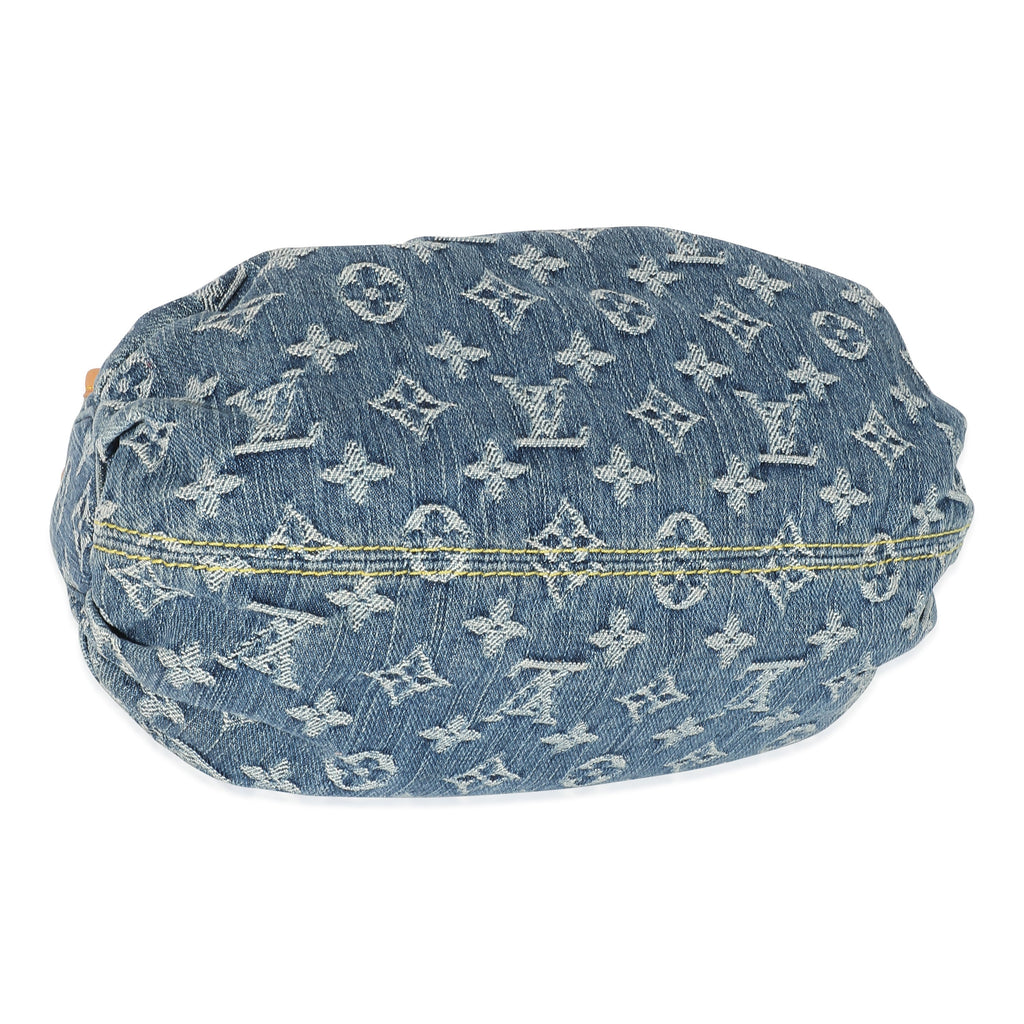 Louis Vuitton Louis Vuitton Blue Monogram Denim Pleaty Bag