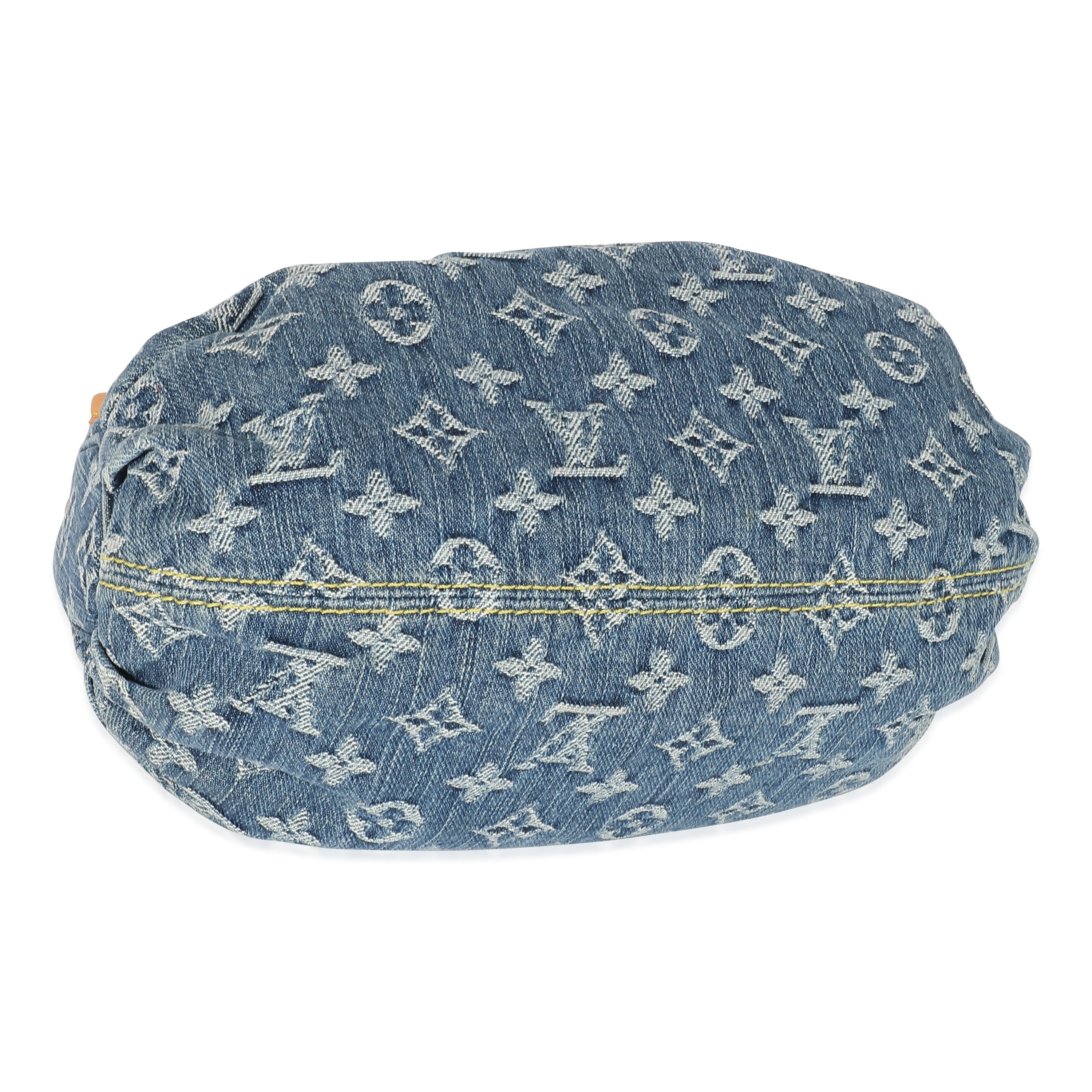 Louis Vuitton Louis Vuitton Blue Monogram Denim Pleaty Bag