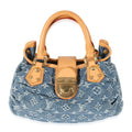 Louis Vuitton Louis Vuitton Blue Monogram Denim Pleaty Bag