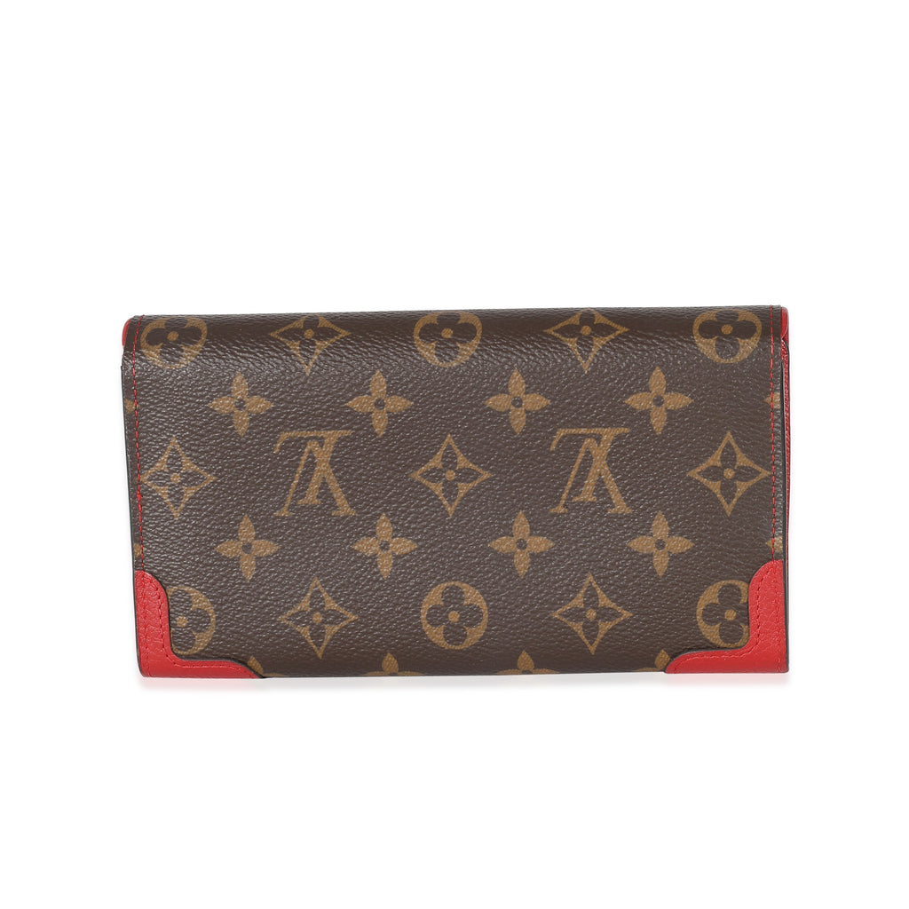 Louis Vuitton Louis Vuitton Cerise Monogram Canvas Retiro Sarah Wallet