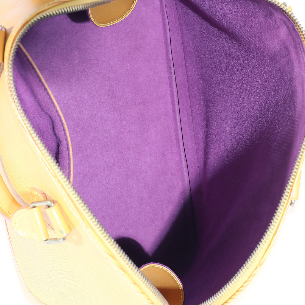 Louis Vuitton Louis Vuitton Tassil Yellow Epi Alma PM