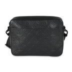 Louis Vuitton Louis Vuitton Black Monogram Shadow Leather Duo Messenger Bag