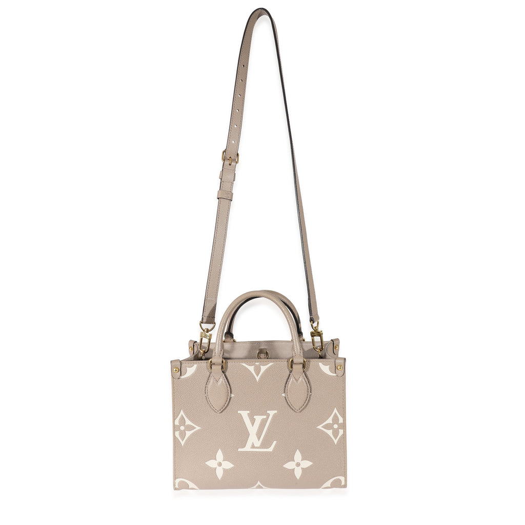 Louis Vuitton Louis Vuitton Dove Cream Monogram Empreinte Onthego PM